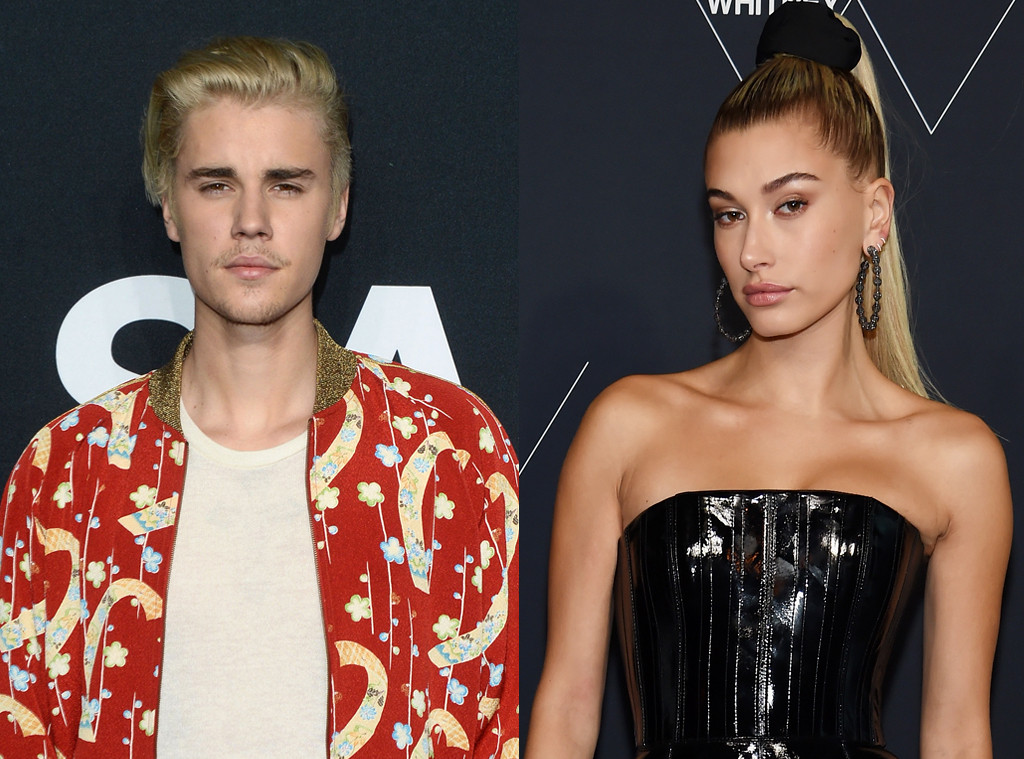 Justin Bieber and Hailey Baldwin Kiss During Romantic Stroll in NYC | E
